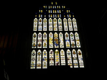 Window In Westminster Hall In Houses Of Parliament London