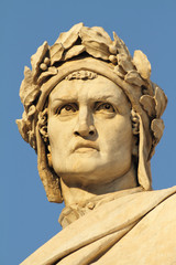 Wall Mural - head of Dante Alighieri,  Florence