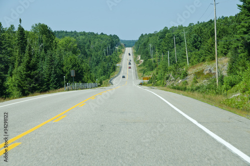 Board z aluminiowym obramowaniem Autostrada