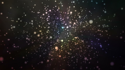 Wall Mural - Colorful starfield, hd