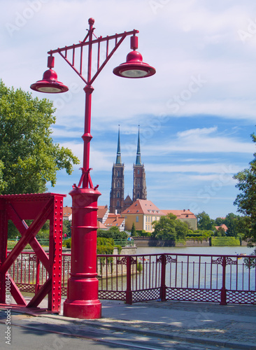 Naklejka samoprzylepna Wyspa tumski, wrocław, polska