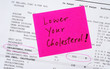 Lower the cholesterol concept of better health