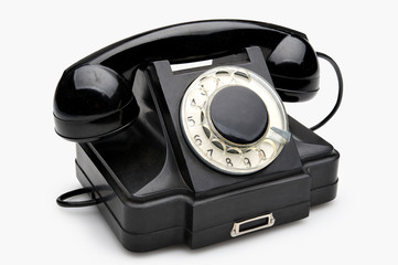 Vintage rotary telephone