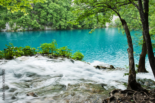 Tapeta ścienna Naturalne piękno, jeziora plitwickie, chorwacja