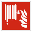 Wandhydrant Löschschlauch Zeichen Symbol Brandschutzzeichen