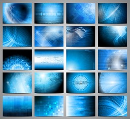 vector tech backdrops collection