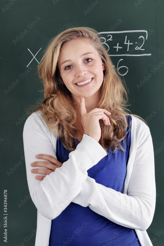 Lehrerin Jungfrau Blonde Onanieren