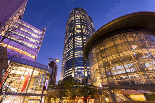 Fototapeta na szkło Roppongi o zmierzchu
