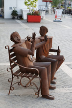 Creative Sculpture On The River Seine In Paris