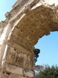 Fototapeta Londyn - Arch of Titus at the Roman Forum in Rome, Italy