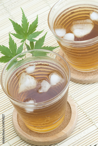 Naklejka samoprzylepna Herbata jęczmienna