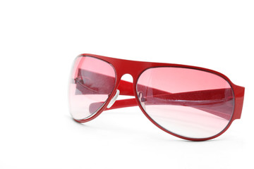 fashion red sunglasses