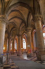 Wall Mural - Paris - detail from interior of Notre Dame cathedral