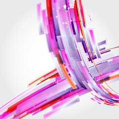 Poster - Abstract Background Vector