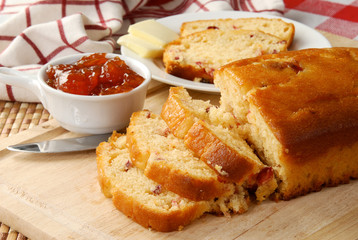 Canvas Print - Holiday cranberry bread