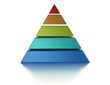 3D pyramid 5 levels