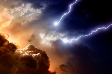 Wall Mural - dramatic sky