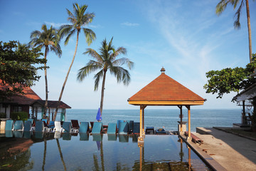 Wall Mural - The beach of the Thai gulf.