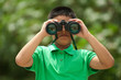 © topten22photo - Boy with binocular 1.
