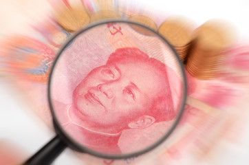 Canvas Print - Chinese currency