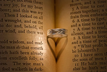 Wedding Ring On Bible