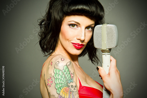 Tapeta ścienna Pinup
