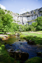 Beautiful Landscape In Yorkshire Dales National Park In England