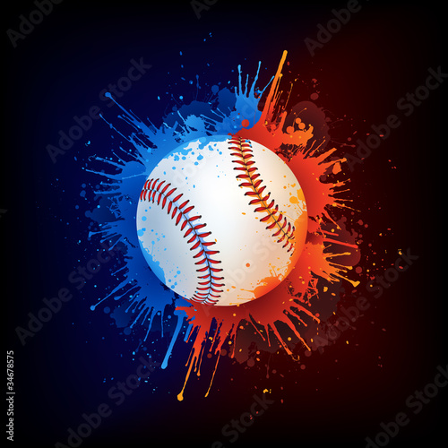 Board z aluminiowym obramowaniem Piłka baseballowa