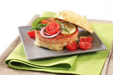 Poster - Salmon Burger