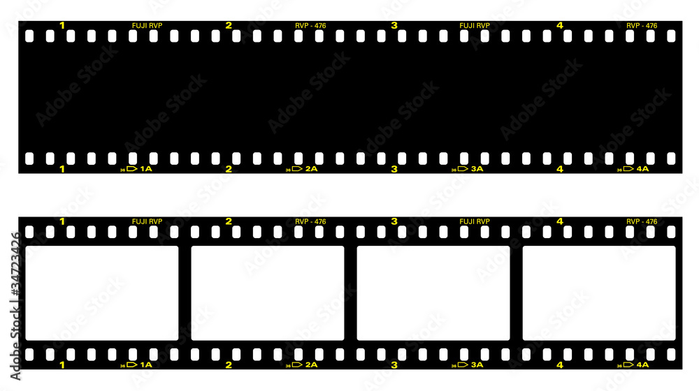 Negativ Film Filmstreifen - obrazy, fototapety, plakaty 
