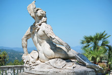 Achilles Sculpture In Corfu