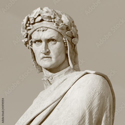 Obraz na płótnie canvas Dante alighieri, słynny włoski poeta