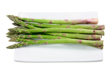 Poster - Asparagus on Plate