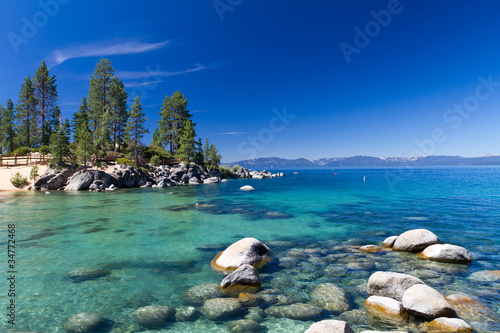 Tapeta ścienna Port piasku, jezioro tahoe