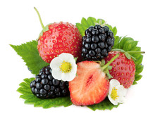 Strawberry And Blackberry Fruits