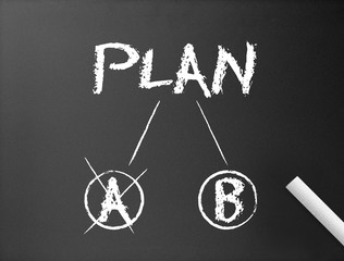 Chalkboard - Plan A & Plan B