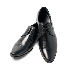 The black man's shoes