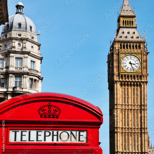 Tapeta ścienna Big ben, londyn, wielka brytania