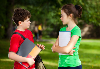 Students outdoor