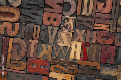 Board z aluminiowym obramowaniem Typ typograficzny z drewna