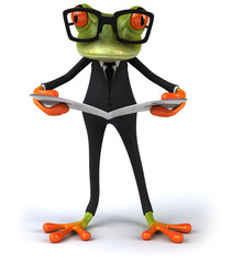 Sticker - Business frog