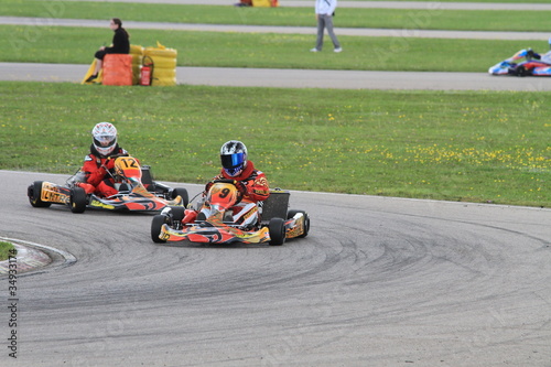 Obraz na płótnie canvas dwuczęściowy "dyptyk" Karting