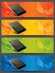 Canvas Print - tablet pc promotion banners