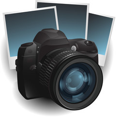 Photo camera illustration