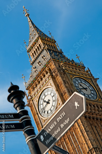 Naklejka na drzwi Close up image of Big Ben