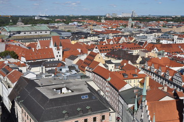 Wall Mural - Blick auf München