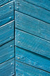 blue wall of an old house