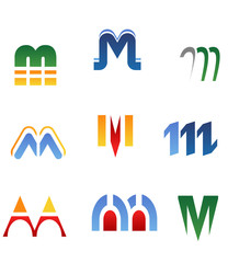 Sticker - Alphabet letter M