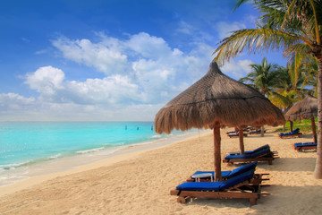 Mayan Riviera beach palm trees sunroof Caribbean