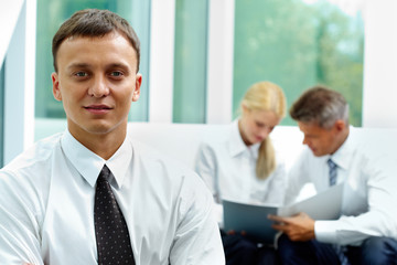 Canvas Print - Handsome employer